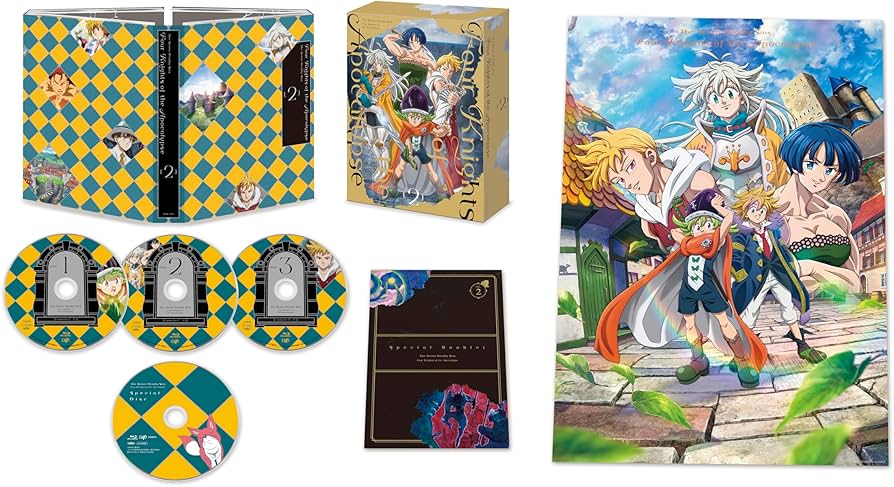 Amazon.co.jp: 七つの大罪 黙示録の四騎士 Ⅱ Blu-ray BOX : 小村将: DVD