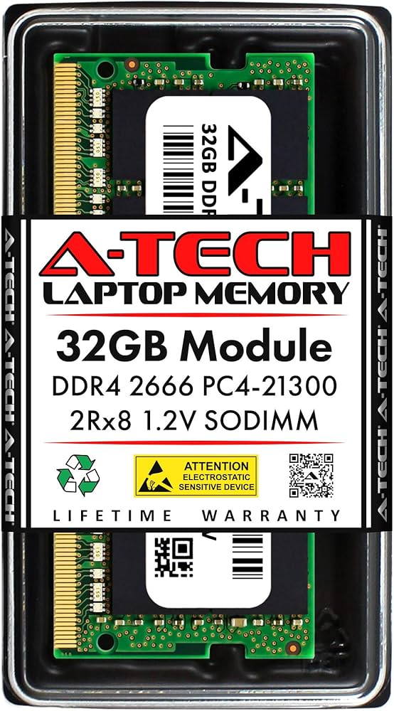 A-Tech 32GB RAM Replacement for Hynix HMAA4GS6MJR8N-VK | DDR4