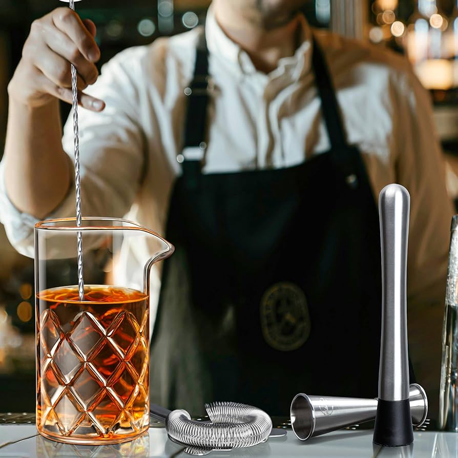 Amazon.co.jp: Lighten Life カクテルミキシンググラスセット バー