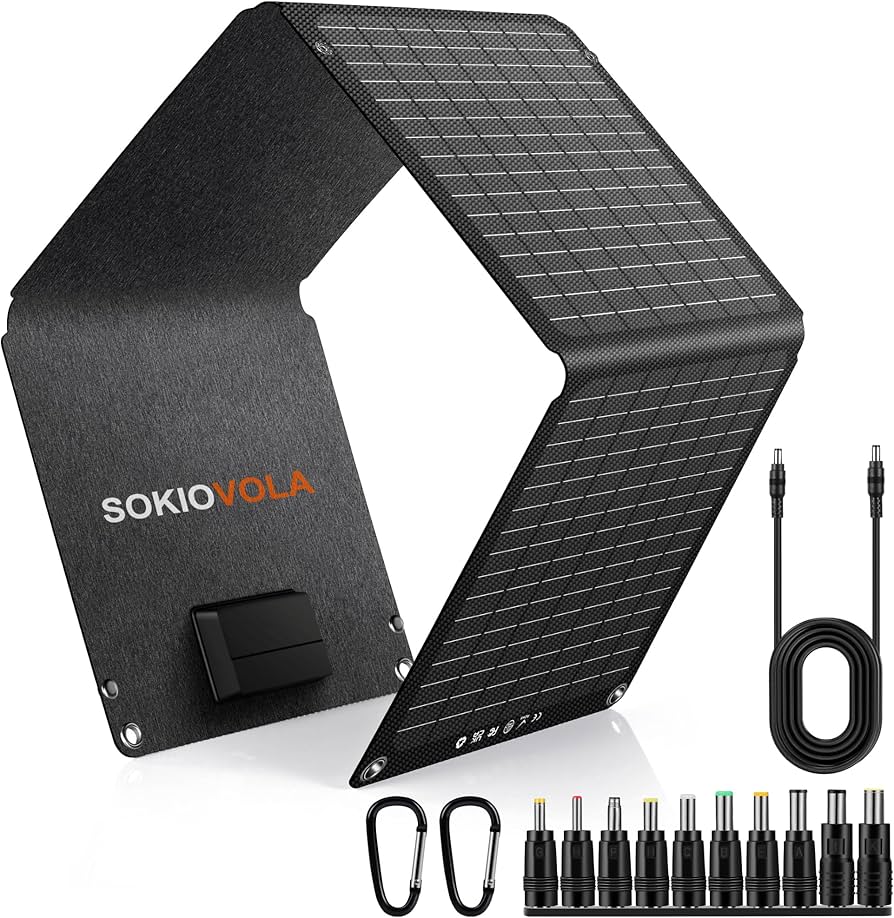 Amazon.com : SOKIOVOLA Portable Solar Panels 30W Foldable Solar