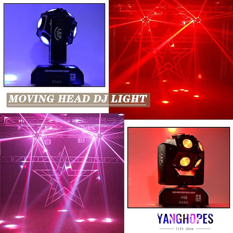 Amazon.co.jp : ムービングヘッド DJ ライト パーティー RGBW LED