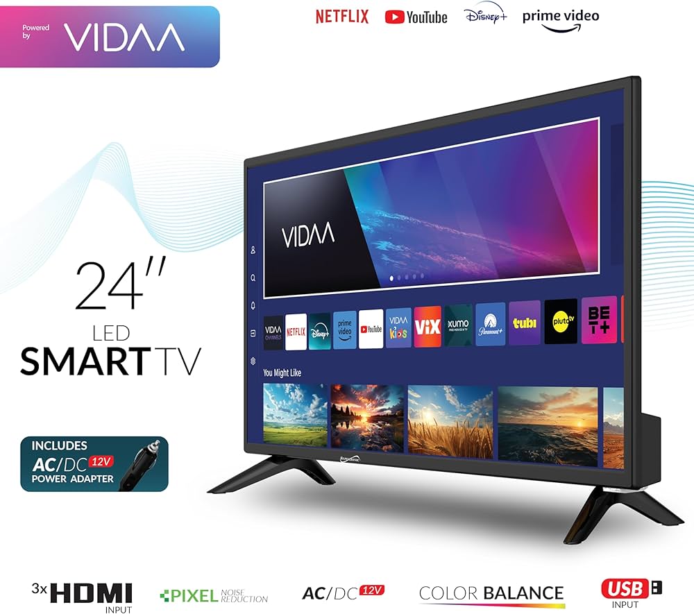 Amazon.com: Supersonic SC-2420VTV 24-inch Smart AC/DC LED TV