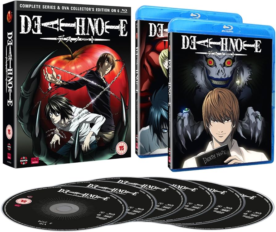 Amazon.com: Death Note: Complete Series And Ova Collection [Blu
