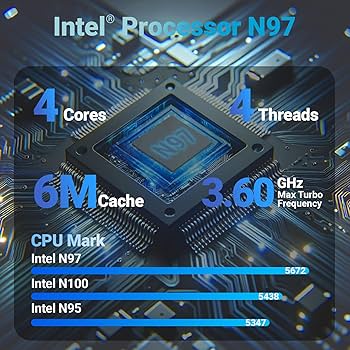 Amazon.com: MINIX Z97 Mini PC, Intel Alder Lake N97 (up to 3.60GHz