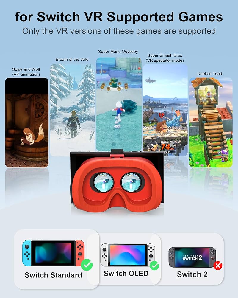 Amazon.com: STARTRC GAMES VR Headset for Nintendo Switch & Switch
