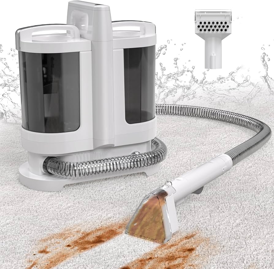 Amazon | ENCHE カーペットクリーナー リンサークリーナー 16000Pa強力