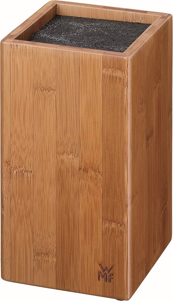Amazon｜WMF Deluxe Bamboo Knife Storage Block (Without Knives