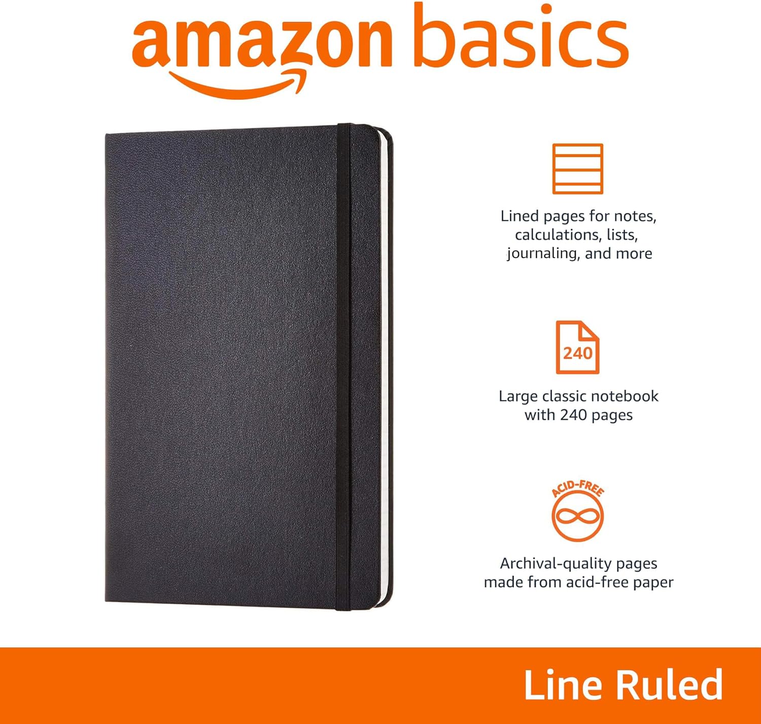 AmazonBasics - Brandclub - Amazon Basics Classic Lined Writing