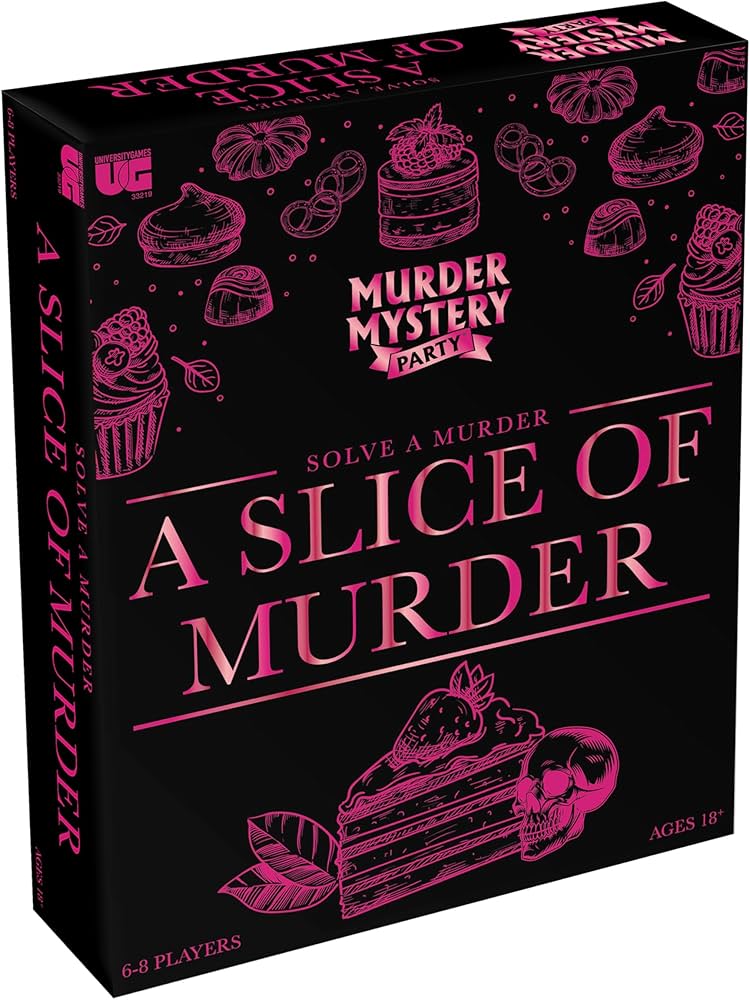 University Games Murder Mystery Party Game - Slice of Murder