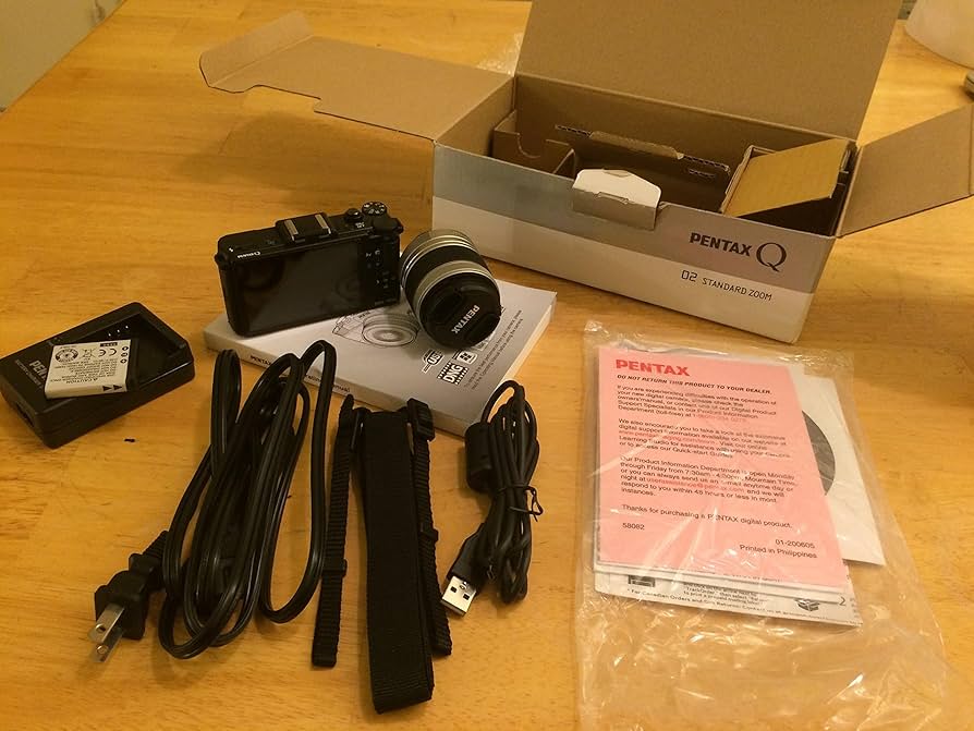 Amazon | Pentax Q Black Kit w/ 02 Standard Zoom Lens by Pentax