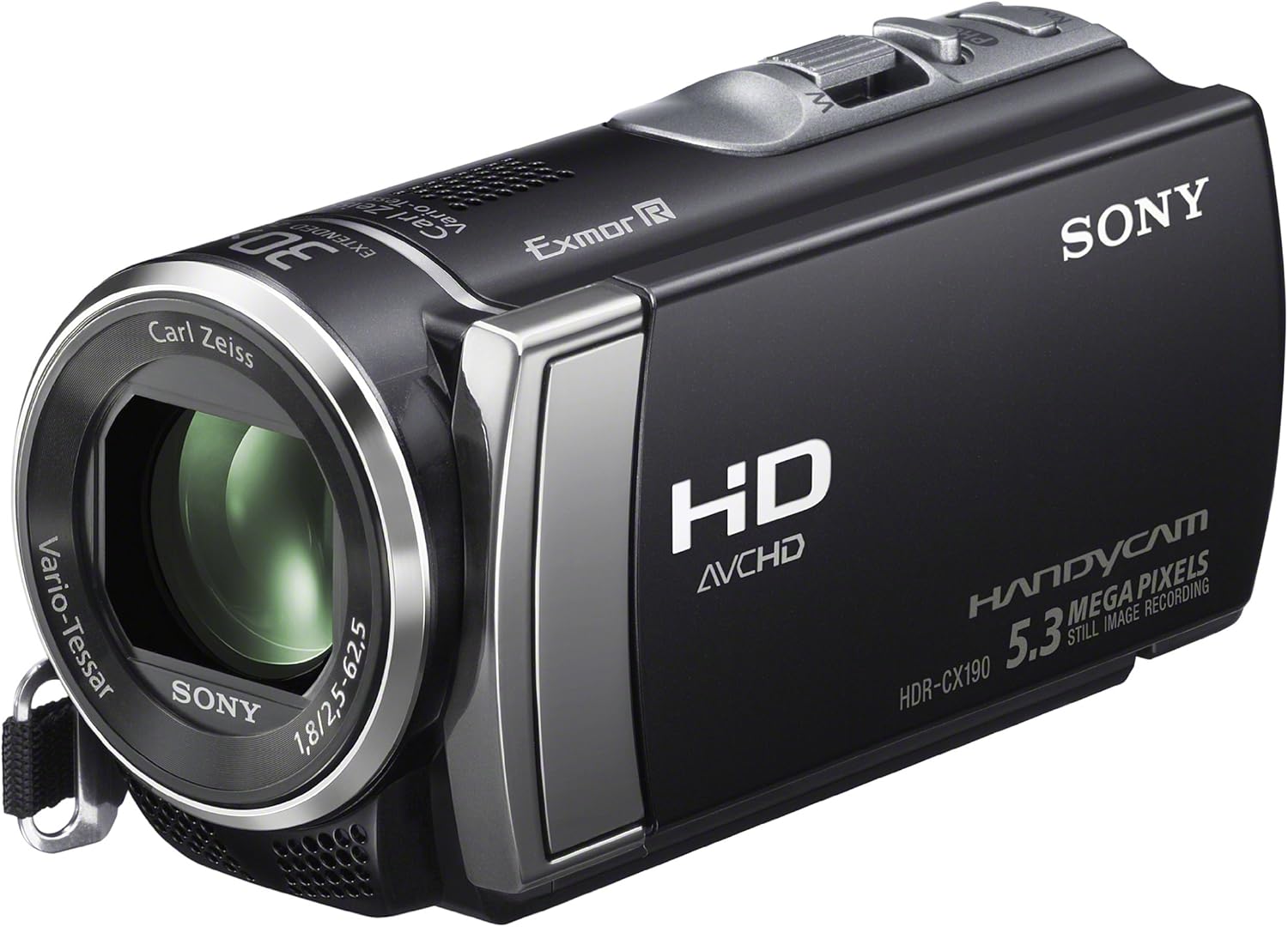 Sony - Brandclub - Sony HDR-CX190 High Definition Handycam 5.3 MP