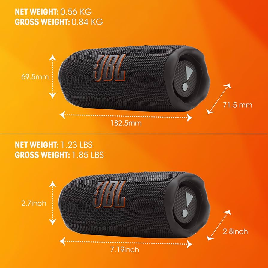 JBL Flip 7 - Portable Waterproof and Drop-Proof Speaker - Funky
