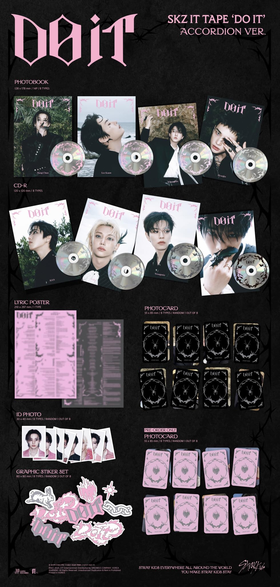 Amazon.co.jp: [ ACCORDION VER. ] STRAY KIDS - SKZ IT TAPE [ DO IT