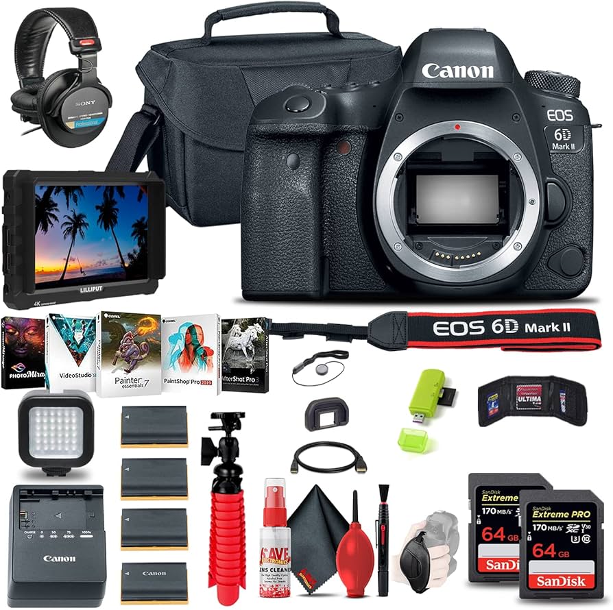 Amazon.com : Canon EOS 6D Mark II DSLR Camera (Body Only