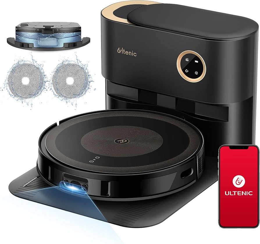 Amazon | Ultenic ロボット掃除機 水拭き 両用 自動ゴミ収集 お掃除