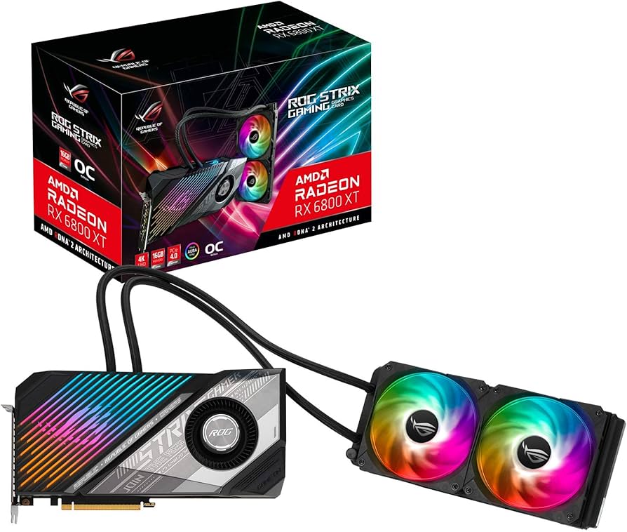 Amazon.com: ASUS ROG Strix LC AMD Radeon™ RX 6800 XT OC Edition