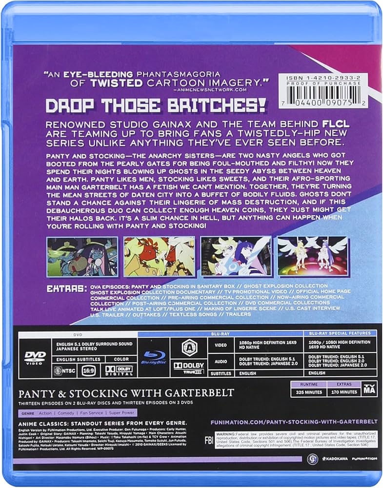 Amazon.com: Panty & Stocking With Garterbelt: Complete Series [Blu