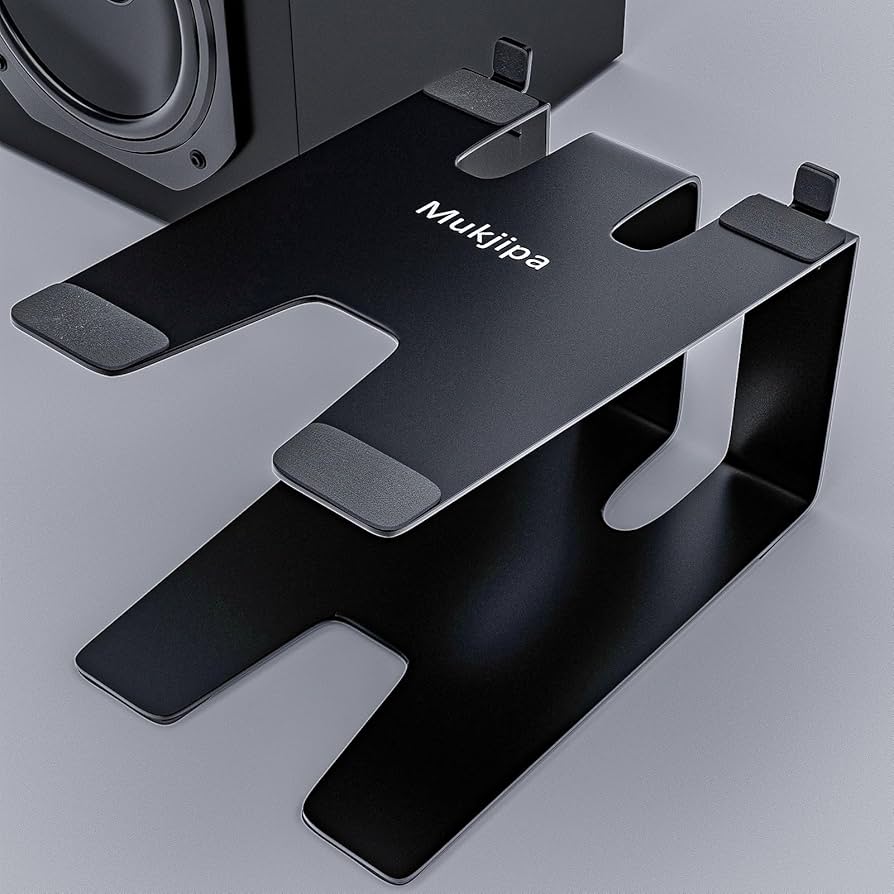 Amazon | Mukjipa AB-M スピーカースタンド 卓上 小型スピーカーアルミ