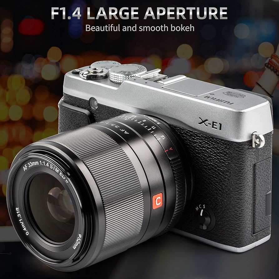 Amazon.com : VILTROX 33mm F1.4 fujifilm X Mount f/1.4 XF AF Auto