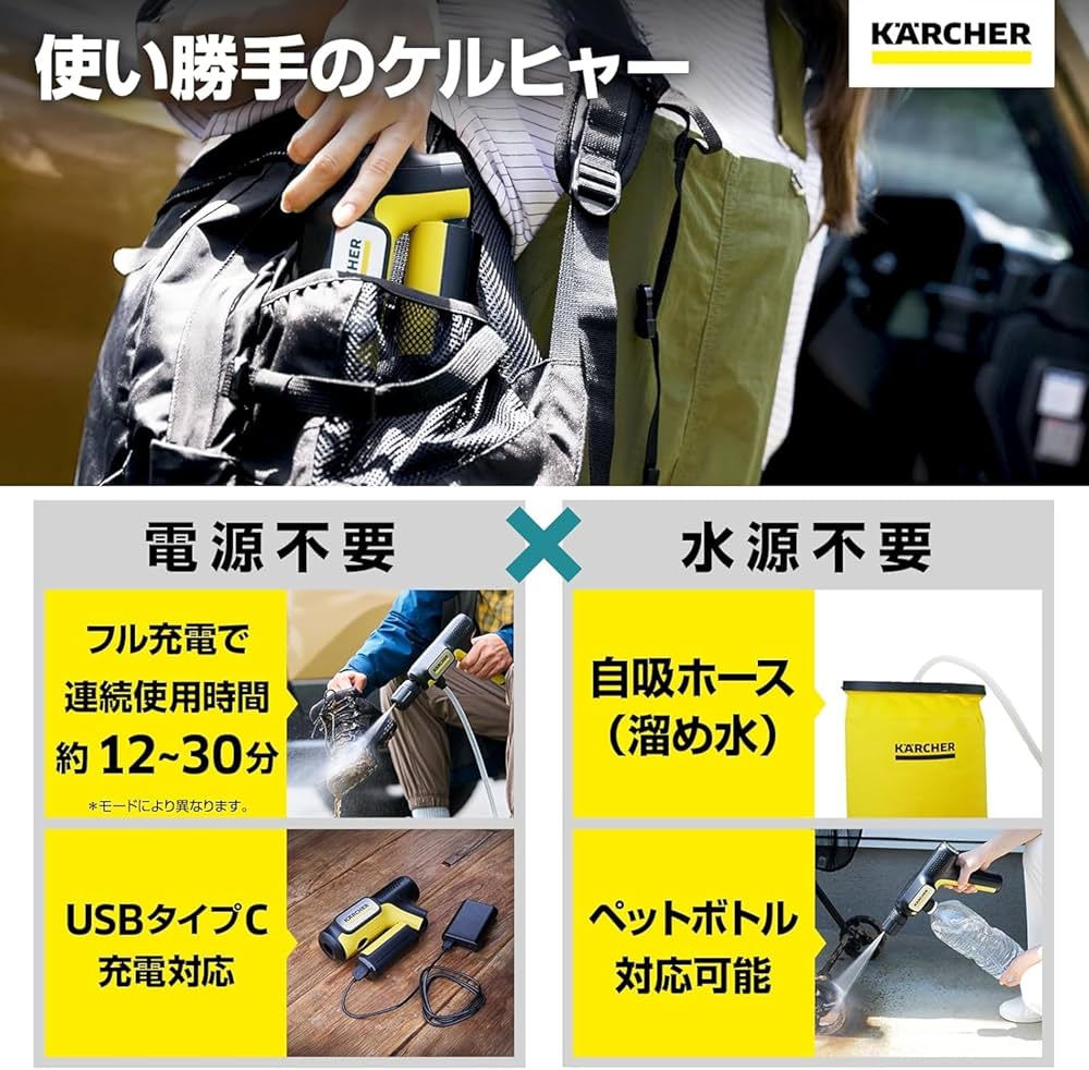 Amazon.co.jp: 【Amazon.co.jp限定】ケルヒャー(Karcher) コードレス