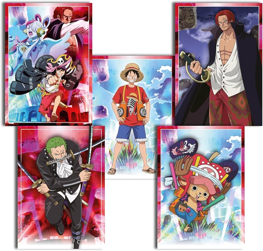 Amazon.com: Panini One Piece Red Trading Cards Box of 20 Cards +