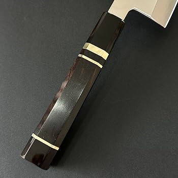 Amazon | 【鏡面仕上げ VG10号出刃包丁】180mm 黒檀八角柄 高級V金10号
