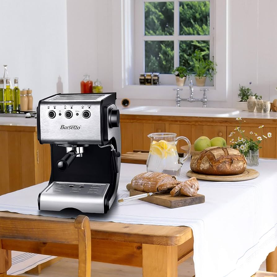 Amazon.co.jp: Barsetto エスプレッソマシン、13.6 x 11.8 x 15.8
