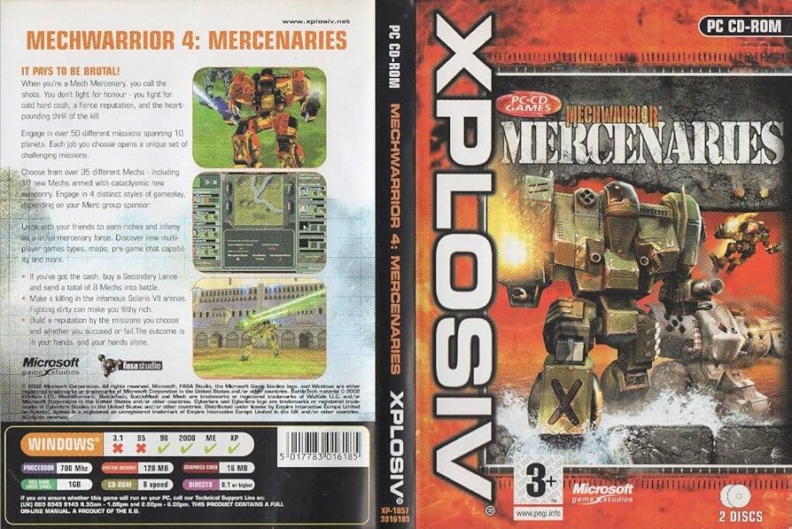 Amazon.co.jp: Mech Warrior 4: Mercenaries (輸入版) : Software