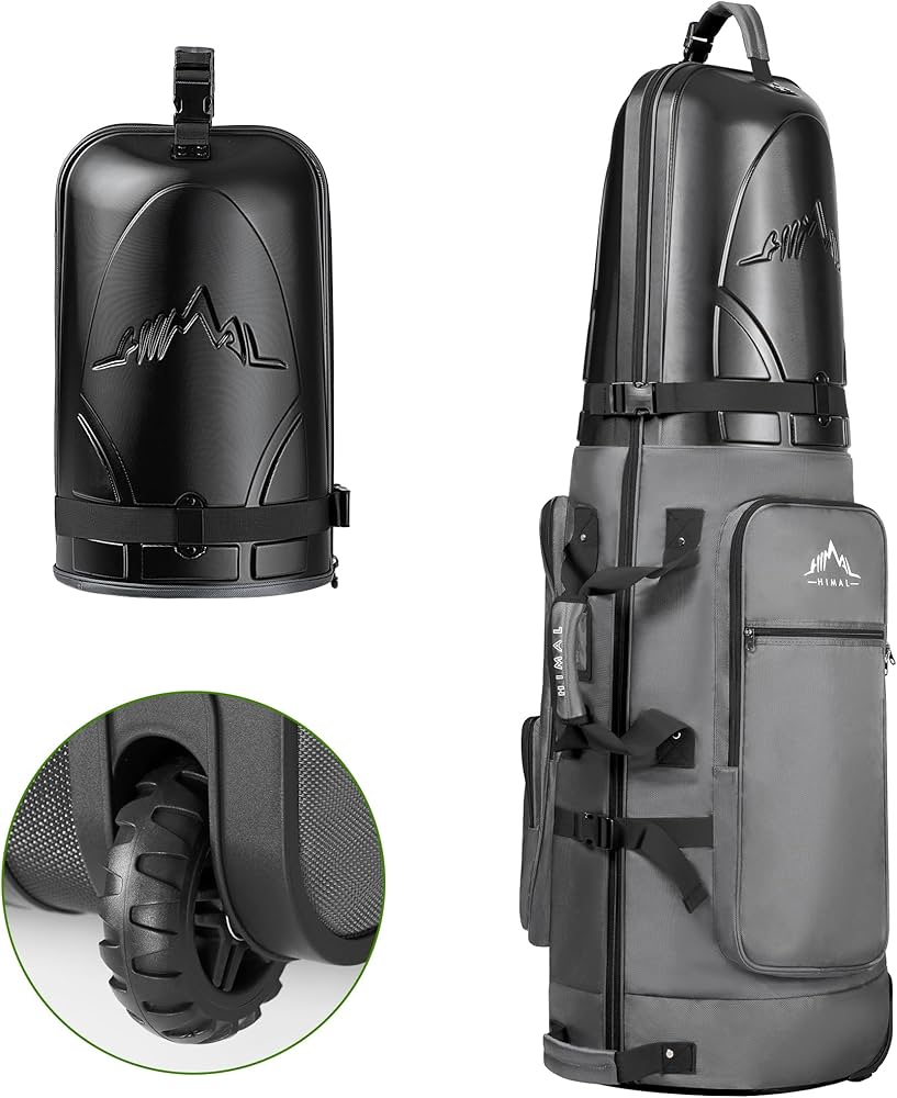 Amazon | UNIHIMAL ゴルフトラベルバッグ ハードケーストップ付き