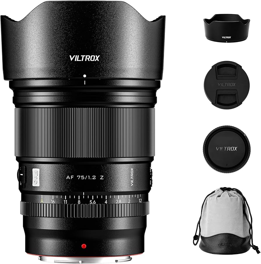 Amazon.com : VILTROX PRO 75mm F1.2 Auto Focus Lens for Nikon Z