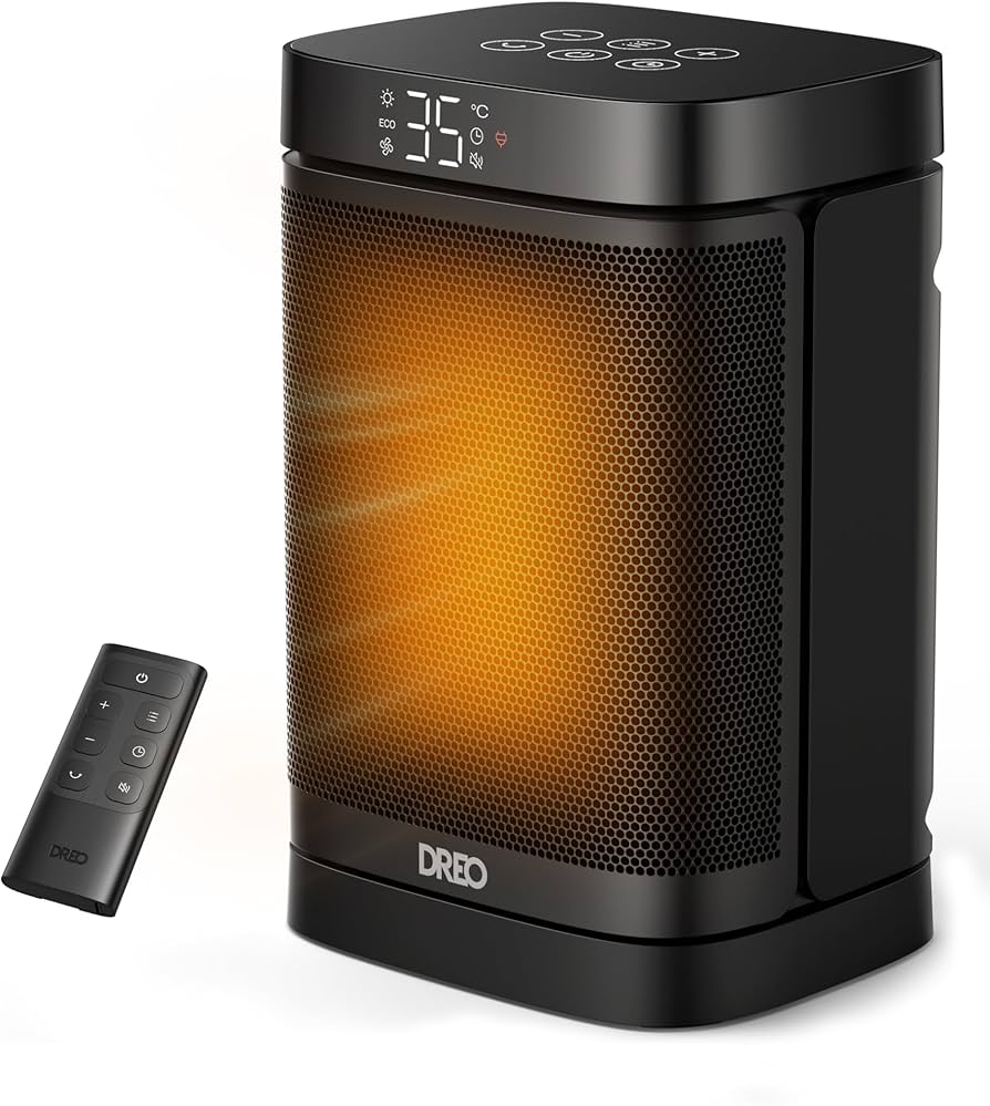 Amazon | DREO セミラックヒーター 小型 【軽量コンパクト・ECO知能