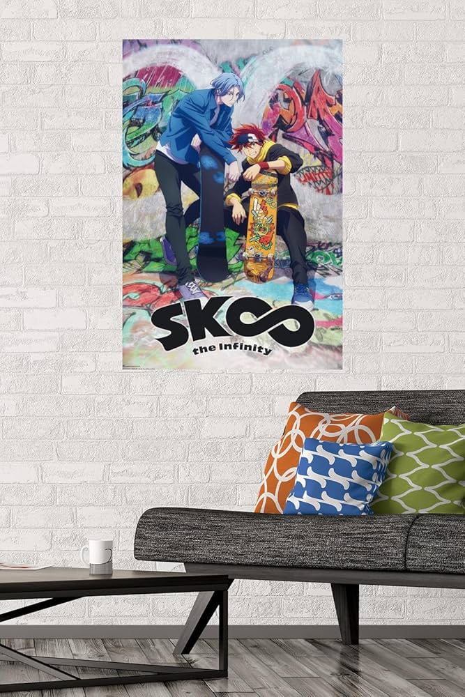 Amazon.com: SK8 THE INFINITY - Reiki And Langa Wall Poster, 34L