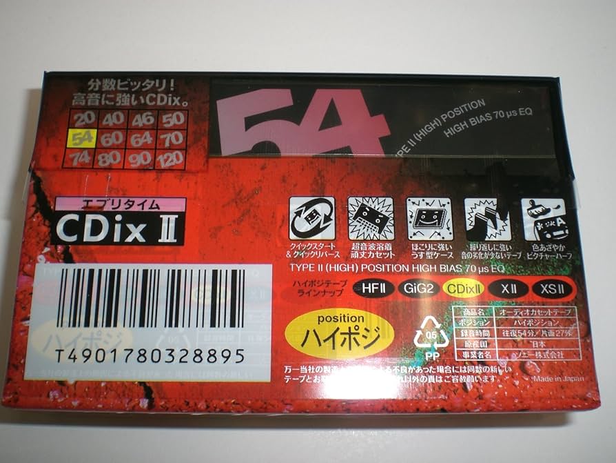 Amazon | ソニー SONY CDix Ⅱ ハイポジション ハイポジ カセット