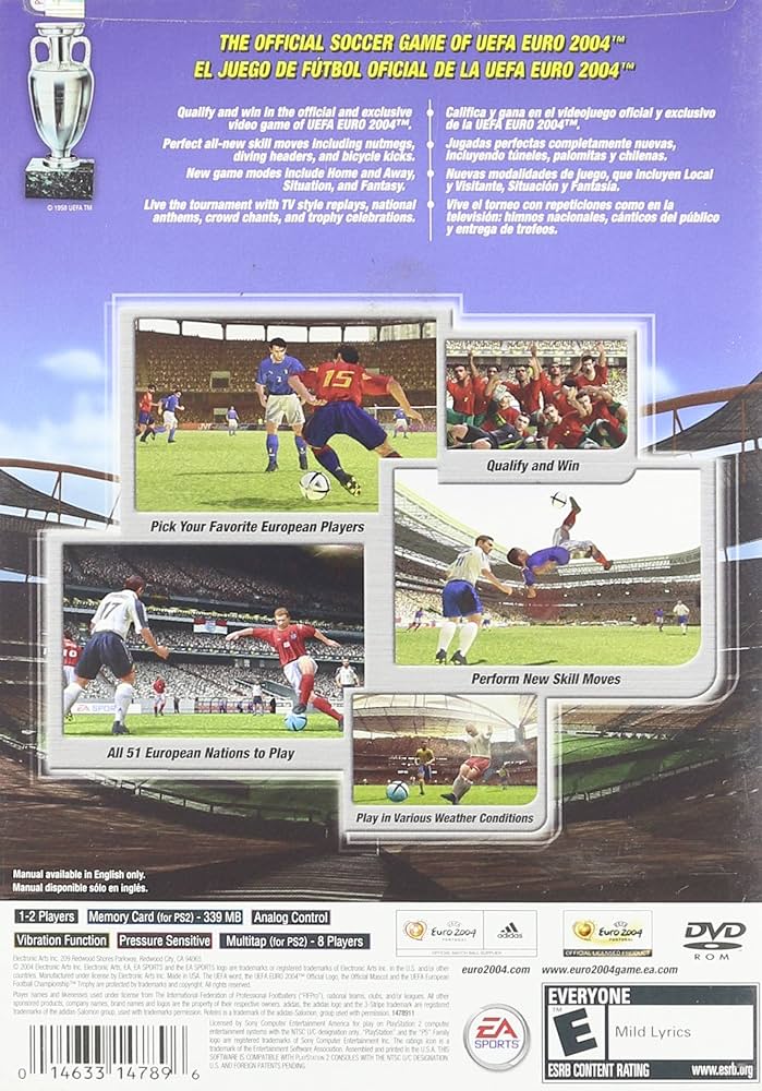 Amazon.com: UEFA Euro 2004: Portugal - PlayStation 2 : Video Games