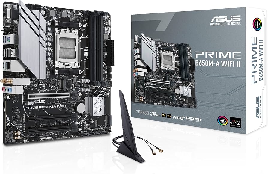 Amazon.com: ASUS PRIME B650M-A WIFI II AMD B650 Socket AM5 micro