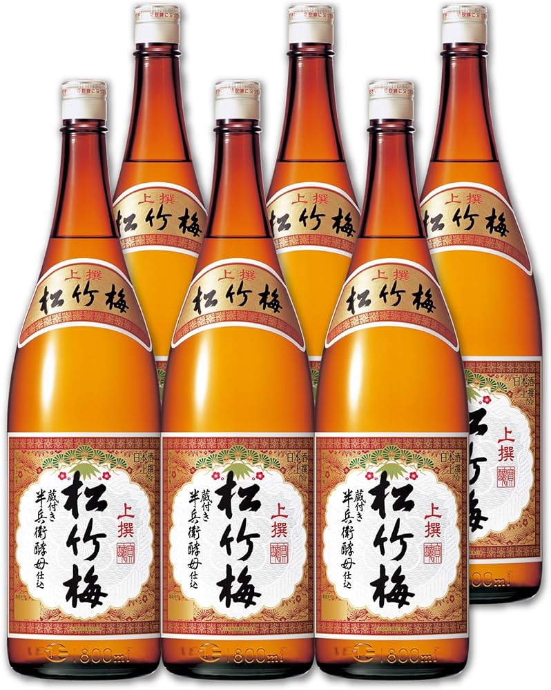 Amazon.co.jp: 上撰松竹梅 [ 日本酒 京都府 1800mlx6本 ] : 食品・飲料