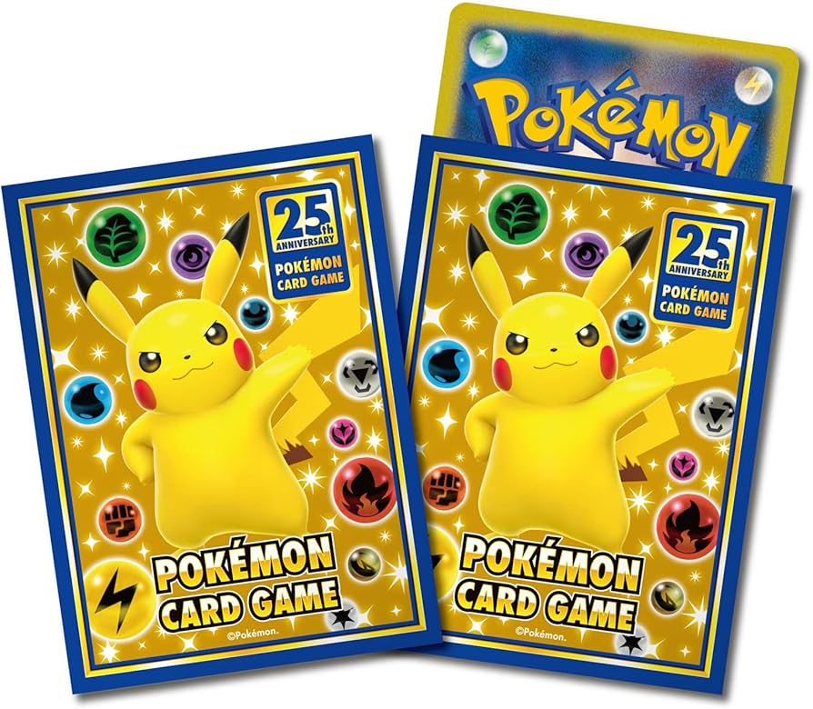 Amazon | ポケモンカードゲーム デッキシールド 25th ANNIVERSARY