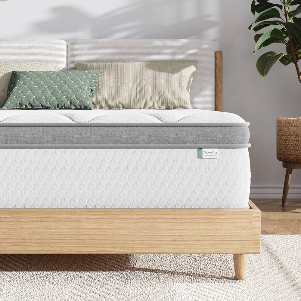 Amazon.com: Novilla Twin Mattress, 10 Inch Twin Hybrid Mattress
