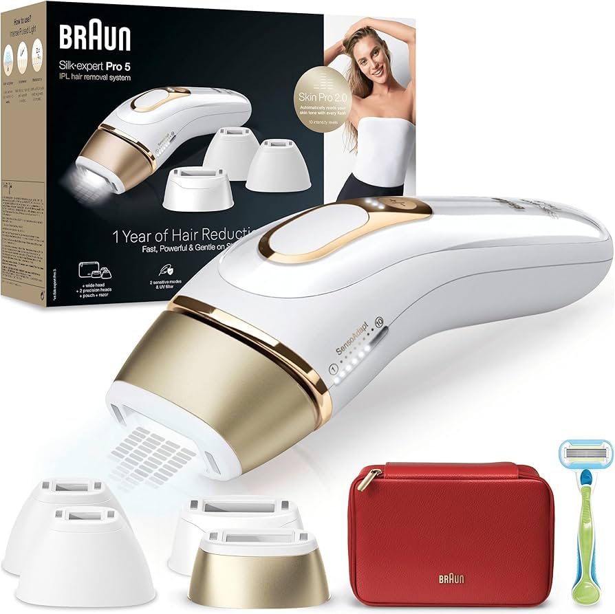 Braun IPL Silk Expert Pro 5 PL5382 Women's Epilator, Made in