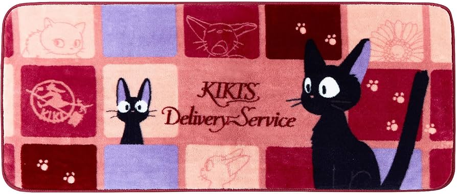 Amazon｜センコー(Senko) 魔女の宅急便 ジジキューブ ラグマット 約50