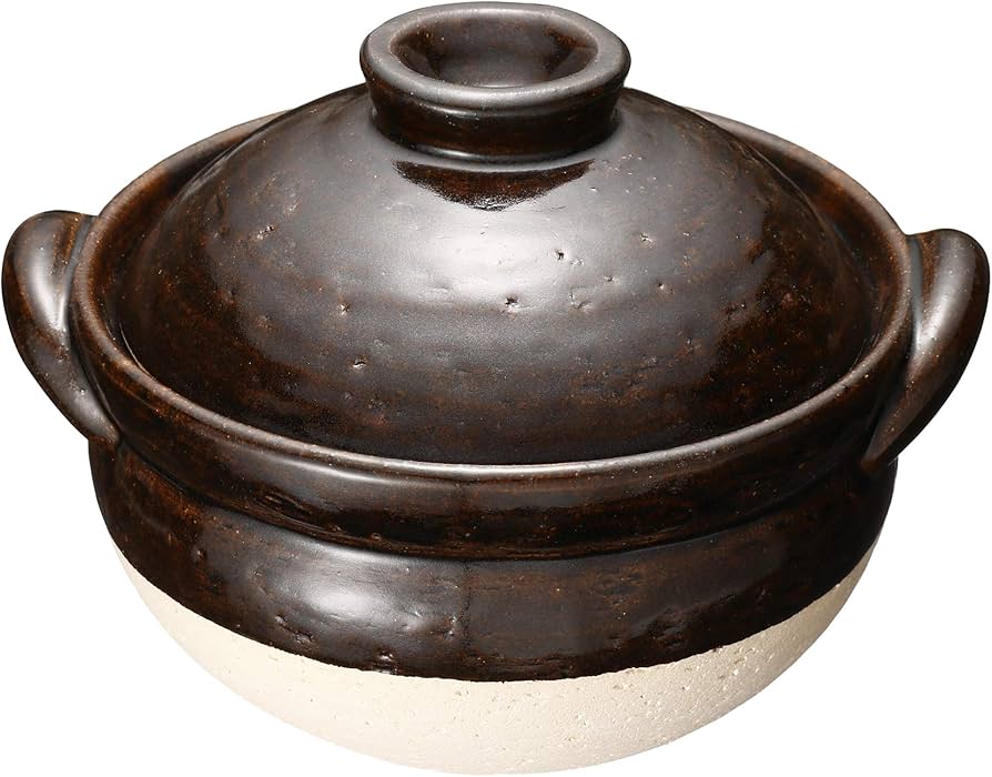 Amazon｜長谷製陶 長谷園 土鍋 雑炊鍋 1ー2人用 約17cm 約800ml 直火可