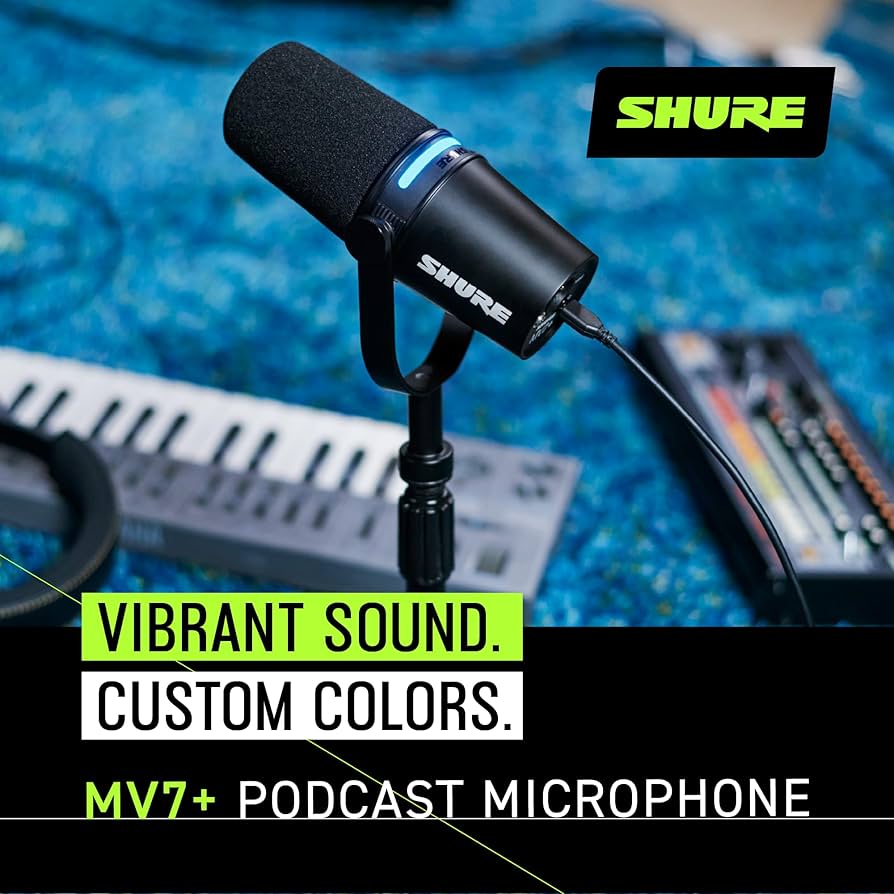 Amazon.co.jp: Shure MV7+ ポッドキャストマイク エンハンスド