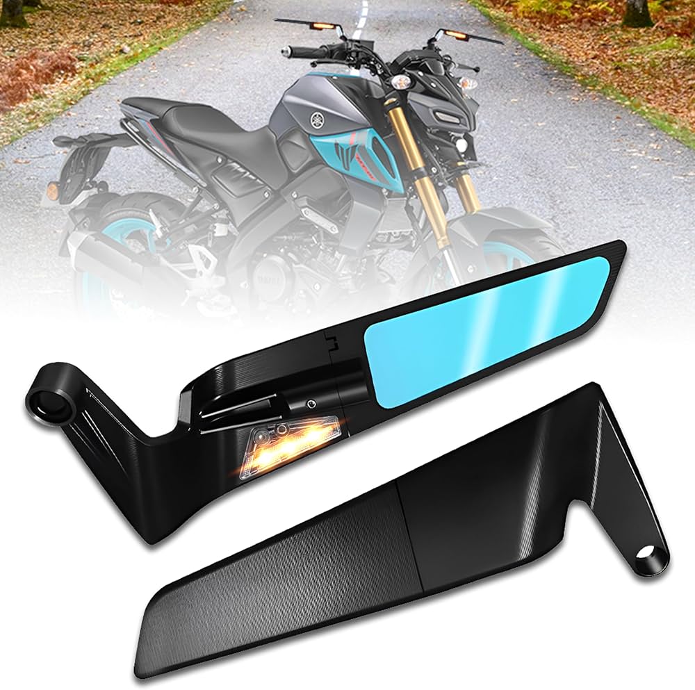 OBEROI'S TRADERS Bike Rear View LED Side Handlebar York Nut