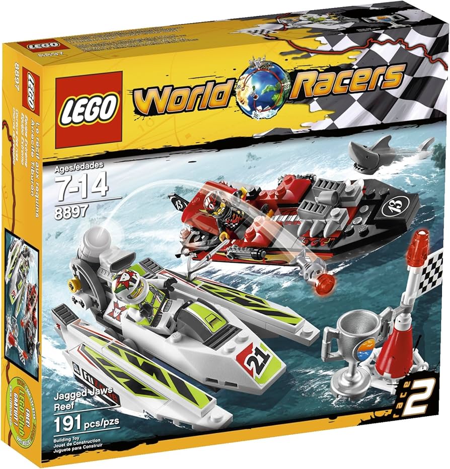 Amazon.com: LEGO World Racers Jagged Jaws Reef 8897 : Toys & Games