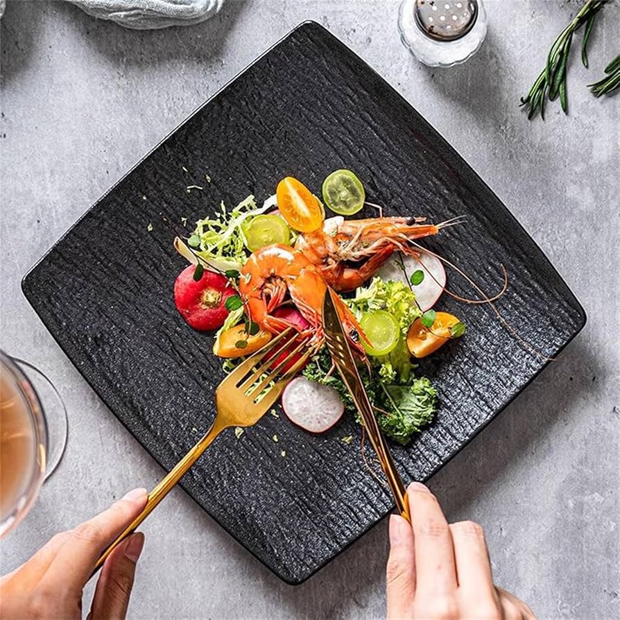 Amazon.co.jp: ディナープレート 日本のステーキ皿 西洋料理皿