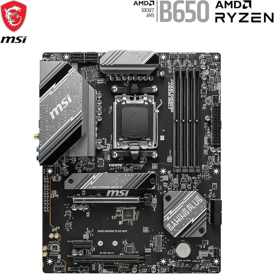 Amazon.com: MSI B650 Gaming Plus WiFi Motherboard AMD B650 Socket
