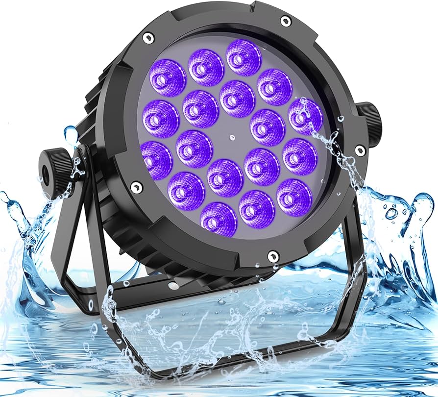 Amazon.com: LED Par Light IP67 Waterproof 18X18W RGBWA+UV 6-in-1