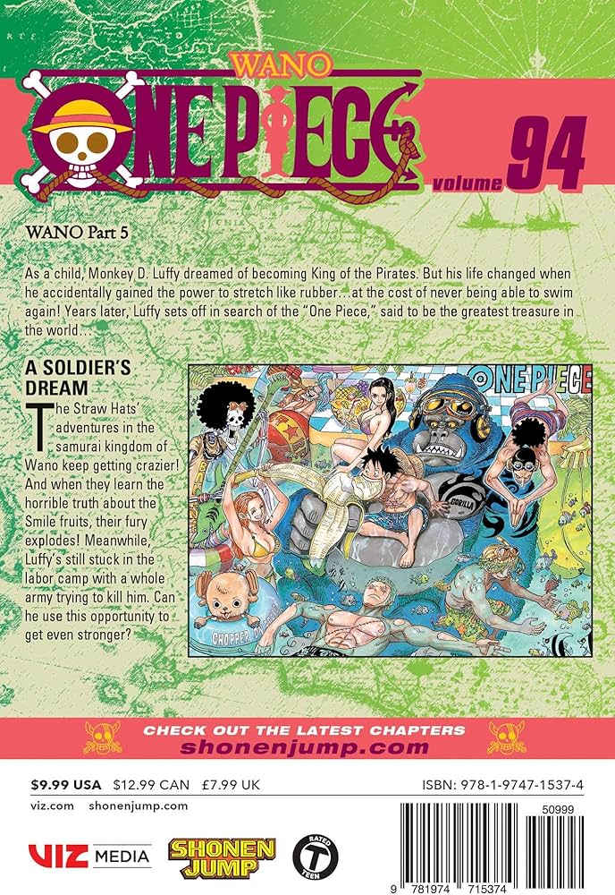 Amazon.com: One Piece, Vol. 94: 9781974715374: Oda, Eiichiro: Books
