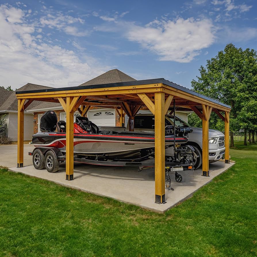 Amazon.com : Backyard Discovery Kingsport 20' x 20' Cedar Wood