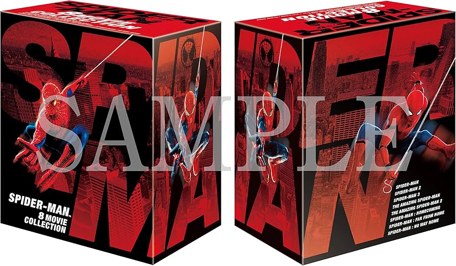 Amazon.co.jp: スパイダーマン シリーズ ブルーレイ 8MOVIEセット